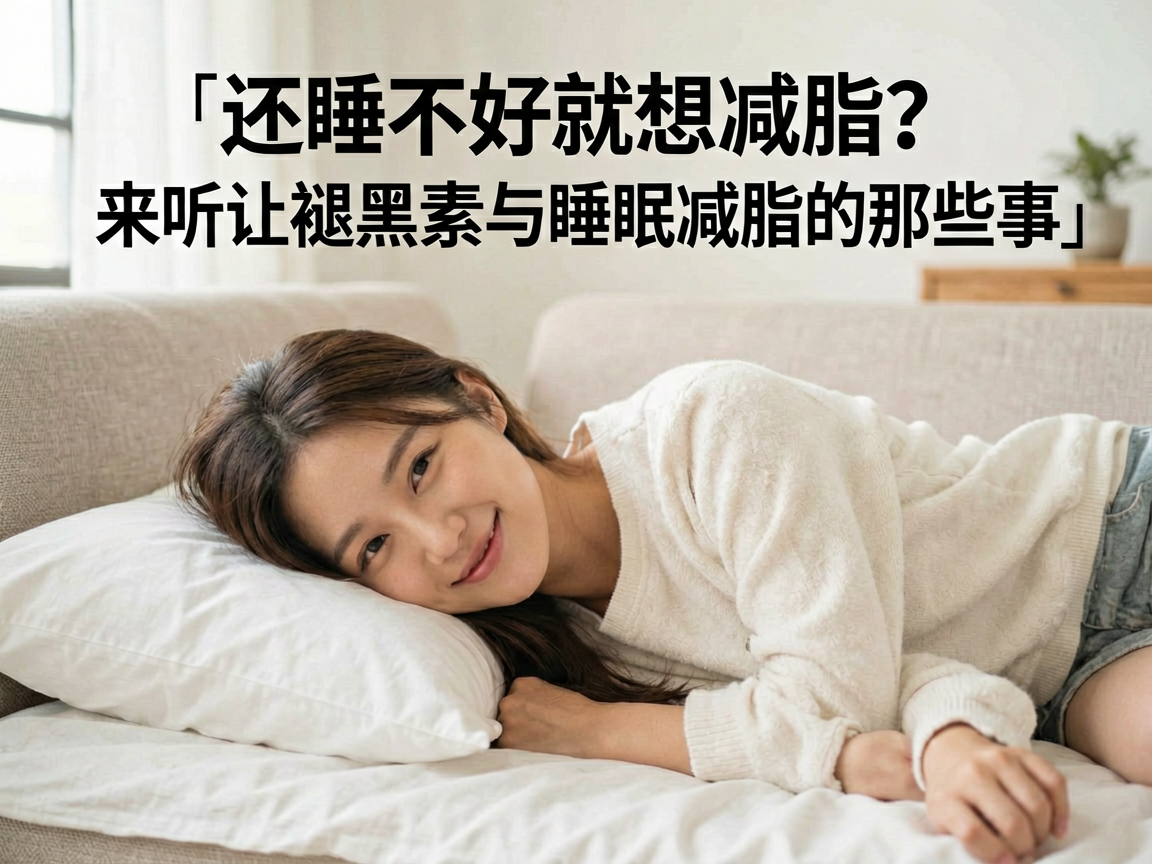 还睡不好就想减脂？来听听褪黑素与睡眠减脂的那些事