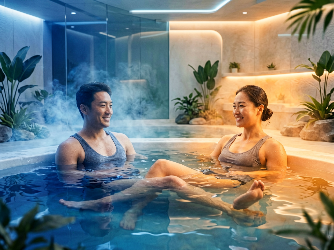 冷热交替浴促进循环瘦身，健康新选择