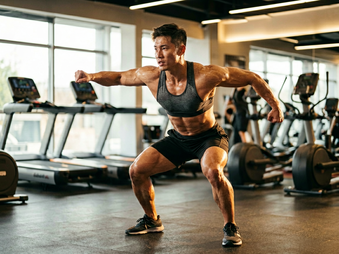 全身性复合动作最高效减脂原理:为什么它比跑步机更管用?