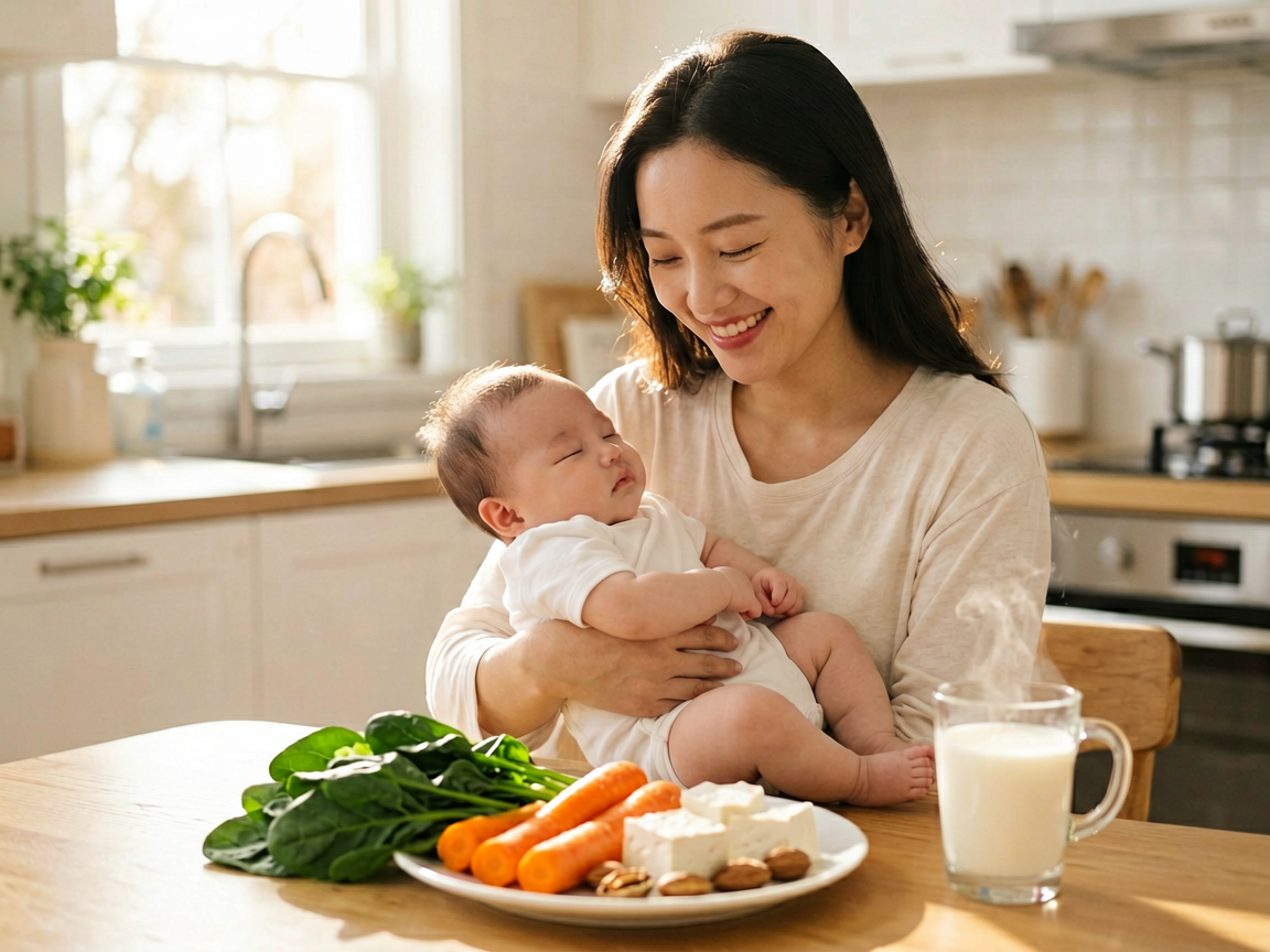 哺乳期妈妈补钙饮食计划:吃对这几样,奶水足宝宝壮