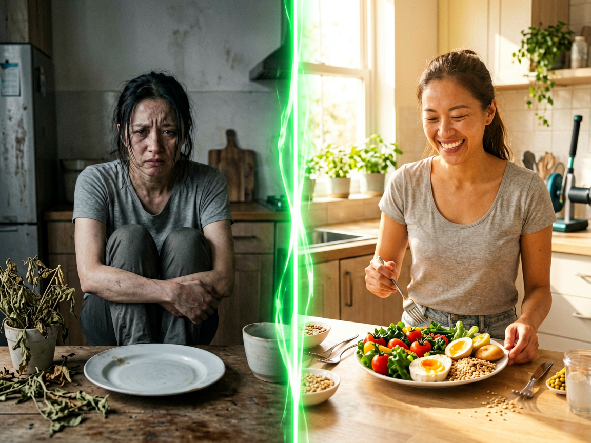 健康减肥与节食的区别：别再靠饿肚子瘦下来了