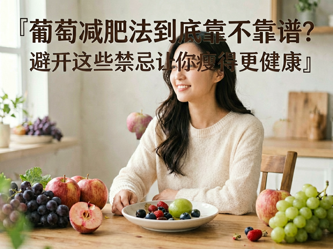 葡萄减肥法到底靠不靠谱?避开这些禁忌让你瘦得更健康